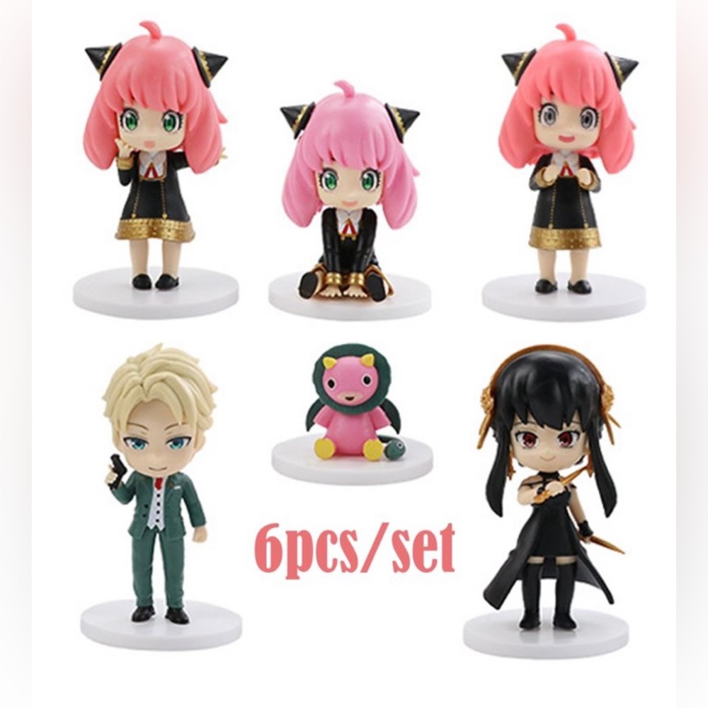 SPY×FAMILY Anime Action Figure toy kids gift NEW 6-figures